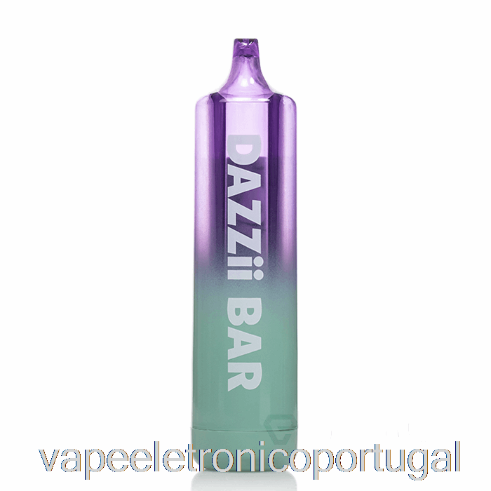Vape Eletrônico Dazzleaf Dazzii Bar 510 Bateria Roxa/verde